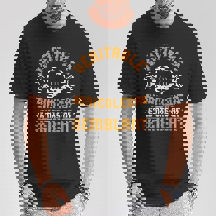 Véritable Bricoleur Humoristique Homme Cadeau Bricoleur T-Shirt Cadeaux drôles