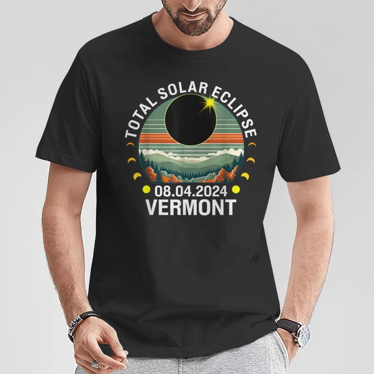 Vermont Eclipse 40824 America Total Solar Eclipse 2024 Vt T-Shirt Funny Gifts