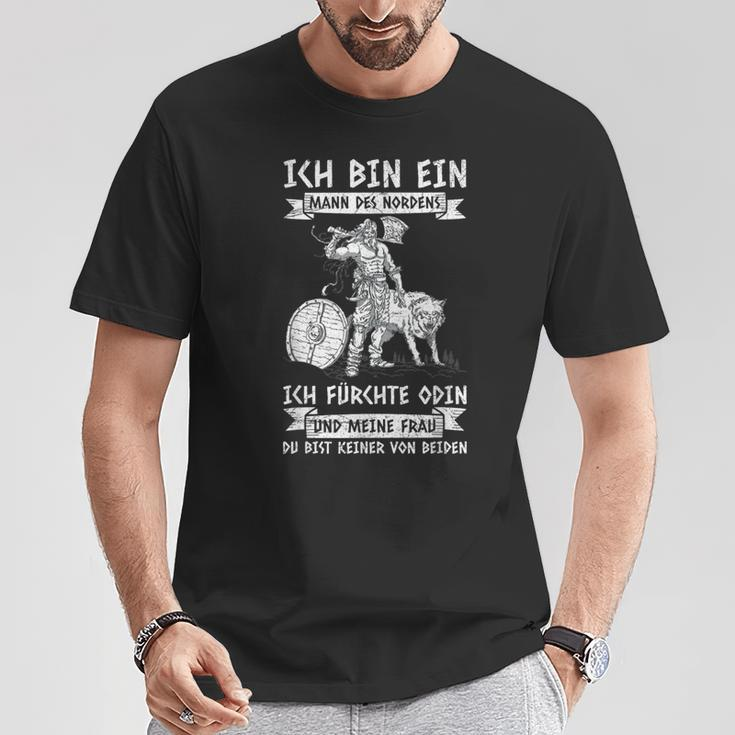 Viking Ich Bin Ein Mann Des Nordens Nordmen S T-Shirt Lustige Geschenke