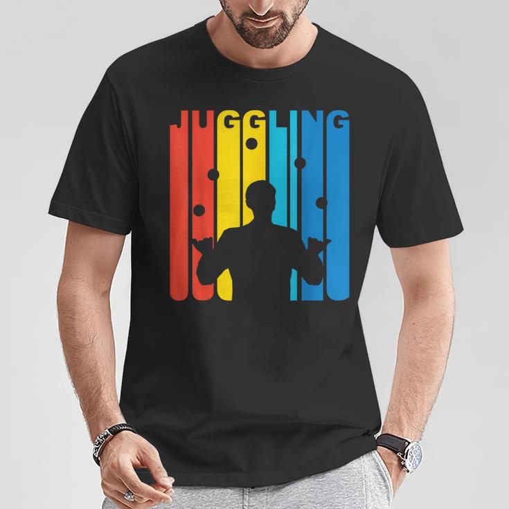 Vintage 1970 'S Juggling Juggling T-Shirt Lustige Geschenke