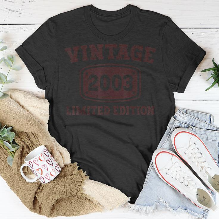 Vintage 2003 21 Year Old 21St Birthday For Him & Her T-Shirt Funny Gifts