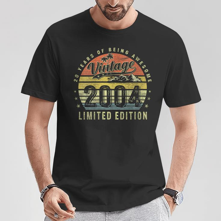 Vintage 2004 Limited Edition 20 Year Old 20Th Birthday T-Shirt Unique Gifts