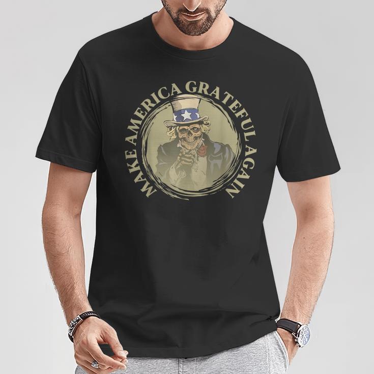Vintage Uncle Sam Retro Make America Grateful Again T-Shirt Unique Gifts