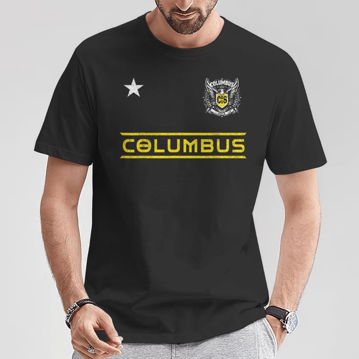 Vintage Distressed Columbus Oh Retro er T-Shirt Unique Gifts