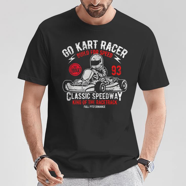 Vintage Go Kart Racer For Racing Fans S T-Shirt Lustige Geschenke