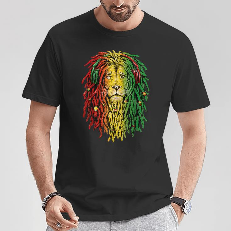 Vintage Lion Junenth Black Pride Afro Hair African Usa T-Shirt Unique Gifts