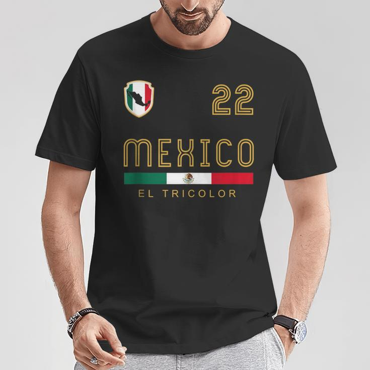 Vintage Mexico Jersey Futbol Soccer Flag Fan T-Shirt Unique Gifts