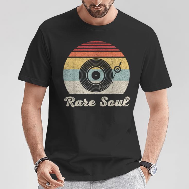 Vintage Retro Rare Soul Dj Turntable Music Old School T-Shirt Unique Gifts