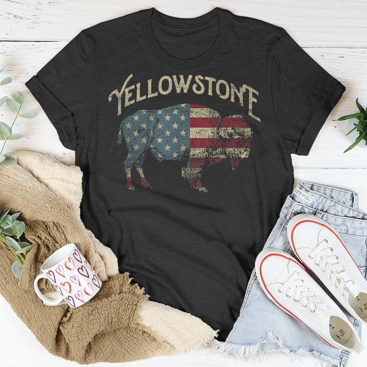 Vintage Yellowstone National Park Retro T-Shirt Unique Gifts