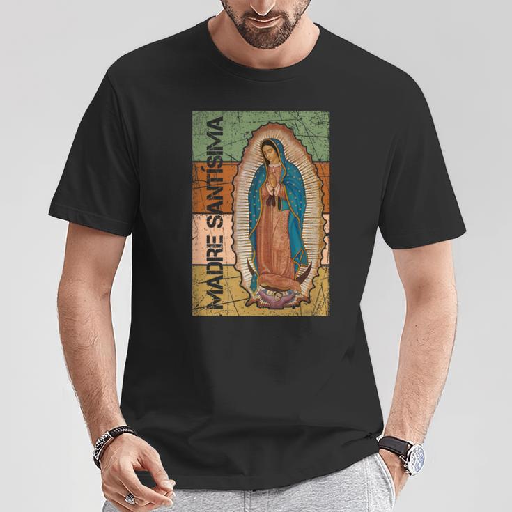 Virgen De Guadalupe Madre Santísima Camiseta unisex Regalos divertidos
