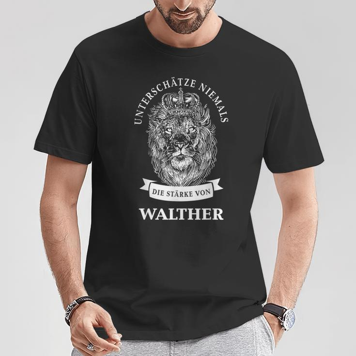 Walther Name Lion T-Shirt Unique Gifts