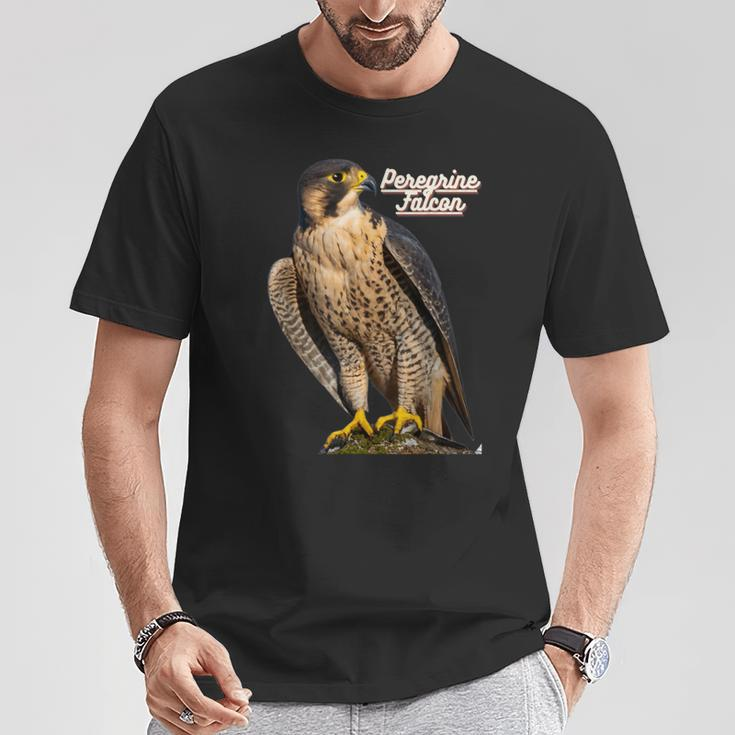 Wanderfalke Bird Watcher Bird Lover T-Shirt Lustige Geschenke