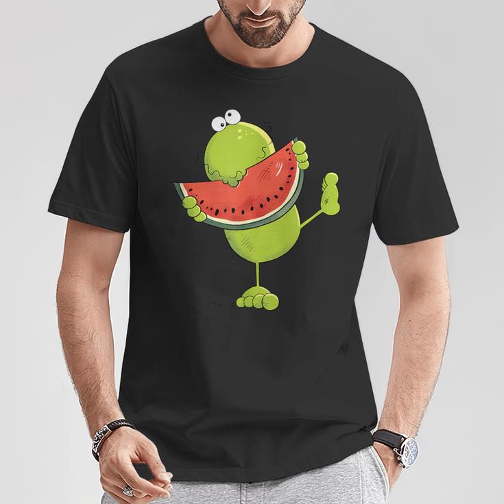 Watermelon Frog I Summer Fruits I Fun T-Shirt Lustige Geschenke