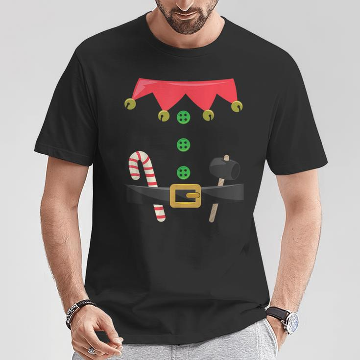 Weihnachtself Kostüm Wichtel Elf Lustige Weihnacht T-Shirt Lustige Geschenke