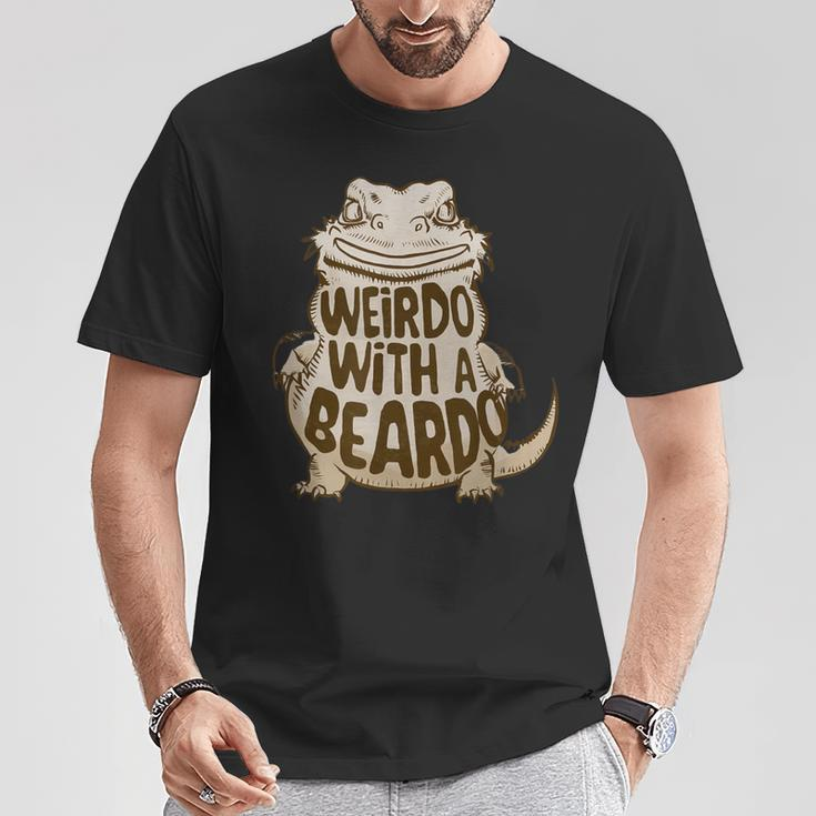 Weirdo With A Beardo Bearded Dragon T-Shirt Unique Gifts