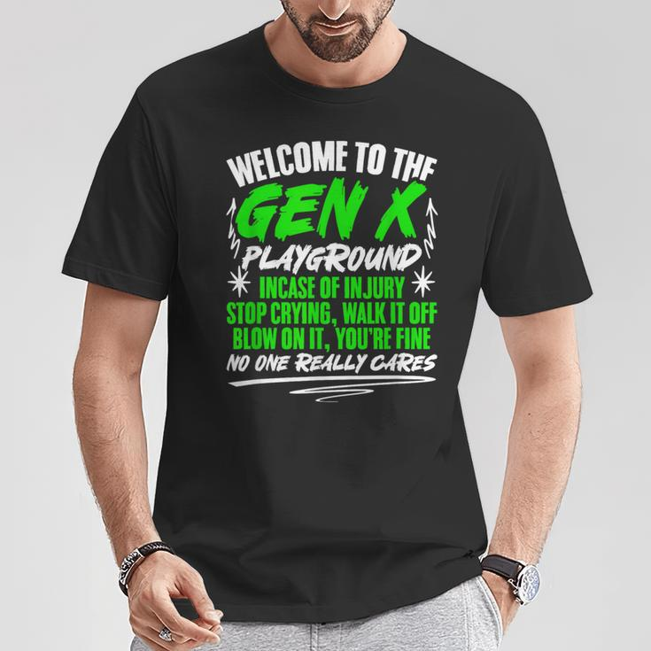 Welcome To Gen X Humor Generation X Gen X T-Shirt Unique Gifts