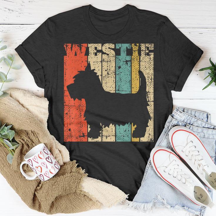 West Highland Terrier Westie Retro Vintage T-Shirt Unique Gifts