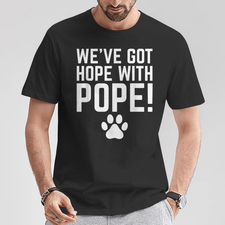 We've Got Hope With The Pope Kentucky Paw Print T-Shirt Unique Gifts