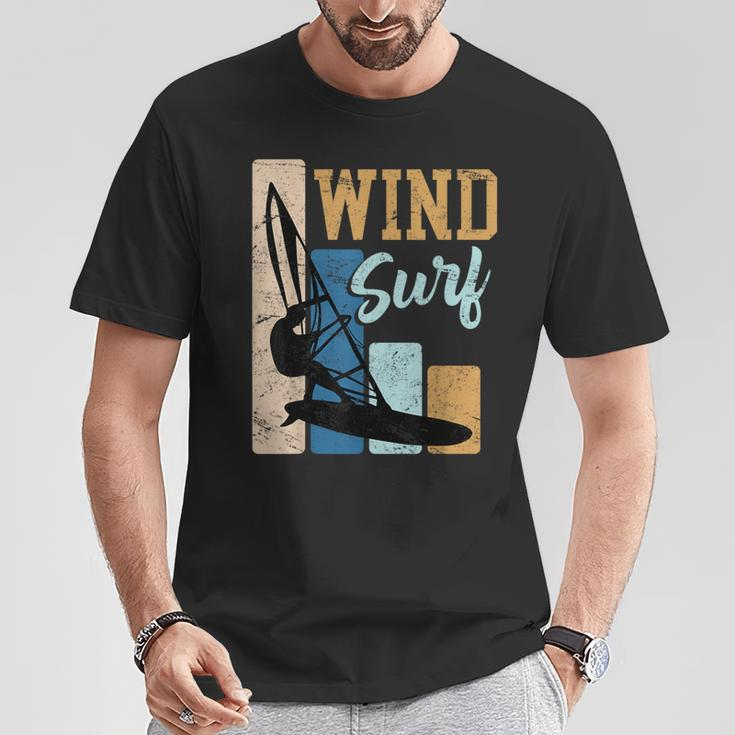 Windsurfer Windsurfintage Retro Surfer T-Shirt Lustige Geschenke