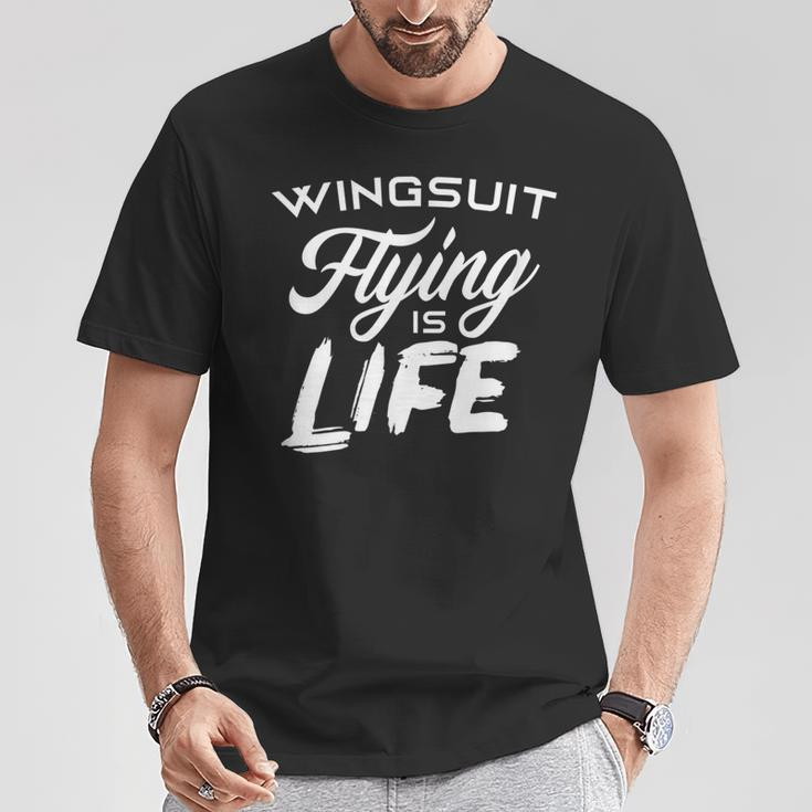 Wingsuit Pilot Wingsuiting Flying Wing Suit T-Shirt Unique Gifts