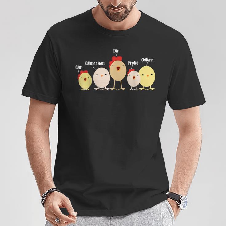 Wir Wünschen Dir Frohe Oster T-Shirt Lustige Geschenke