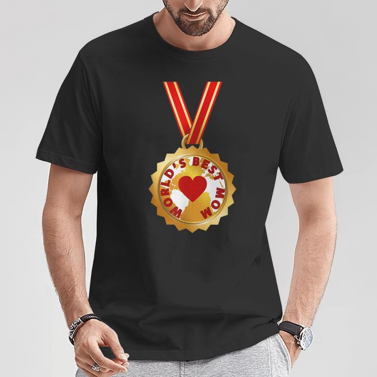 World's Best Mom Gold Medal Mother's Day T-Shirt Unique Gifts