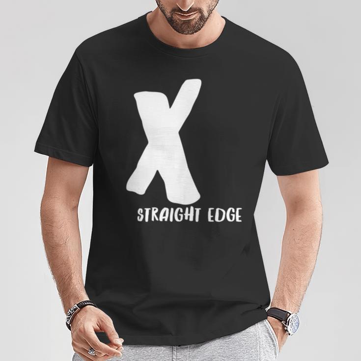 X Straight Edge Hardcore Punk Rock Band Fan Outfit T-Shirt Unique Gifts