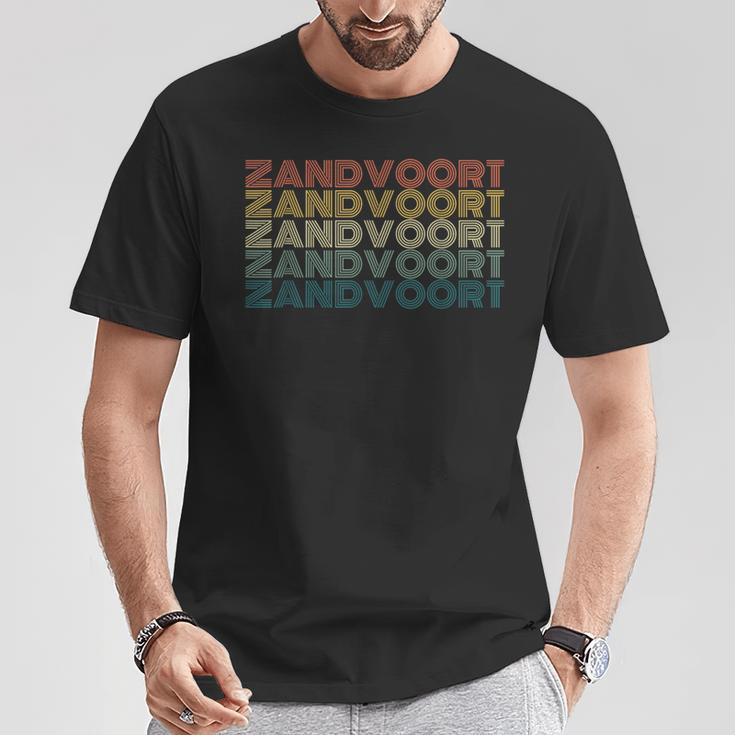 Zandvoort Aan Zee Netherlandsintage Retro Holiday T-Shirt Lustige Geschenke