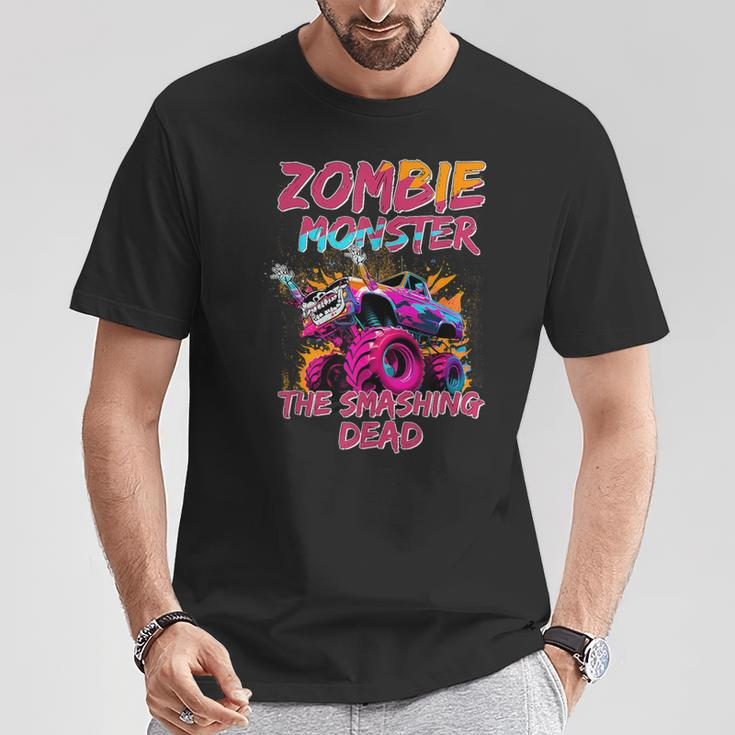 Zombie Monster Truck The Smashing Dead T-Shirt Funny Gifts