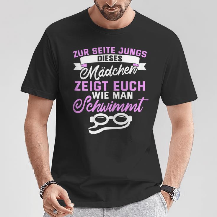 Zur Seite Jungs Dieser Mädchen Show Euch Schweerin T-Shirt Lustige Geschenke