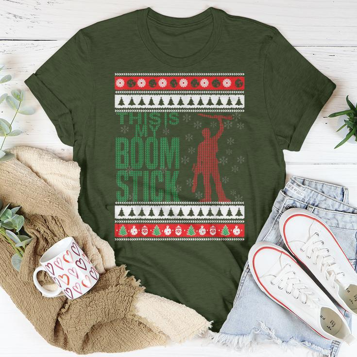 This Is My Boomstick Shotgun Christmas Snow Dead Evil T-Shirt Unique Gifts