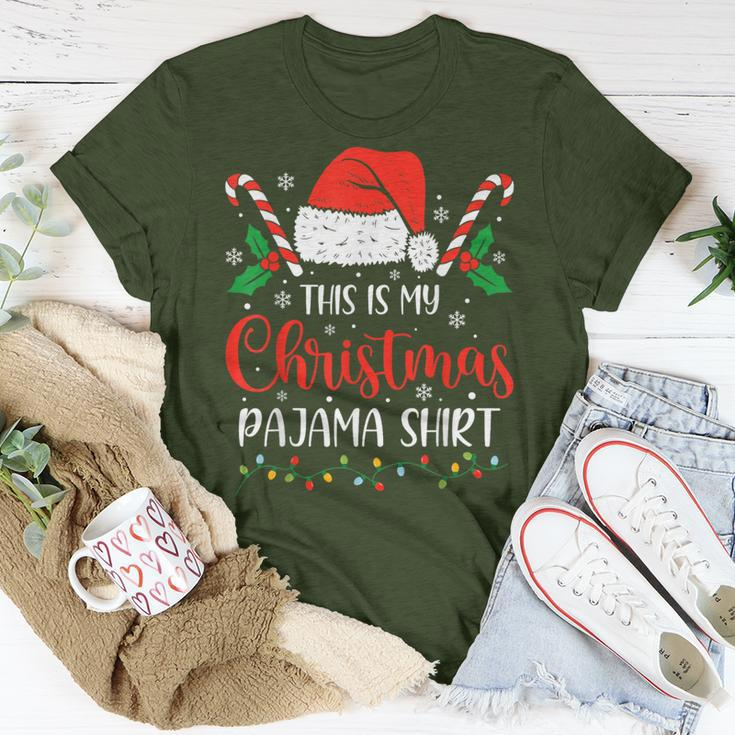 This Is My Christmas Pajama Xmas Family Holiday T-Shirt Funny Gifts