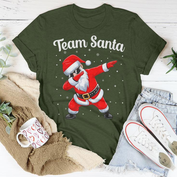 Christmas Team Santa Family Group Matching Dabbing Santa T-Shirt Unique Gifts
