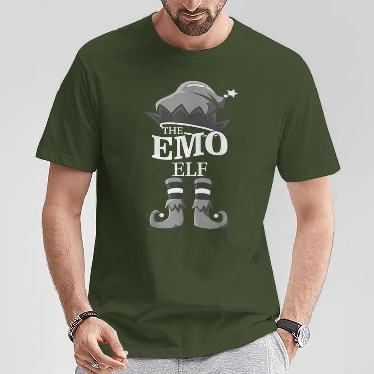 The Emo Elf Matching Group Family Christmas T-Shirt Unique Gifts