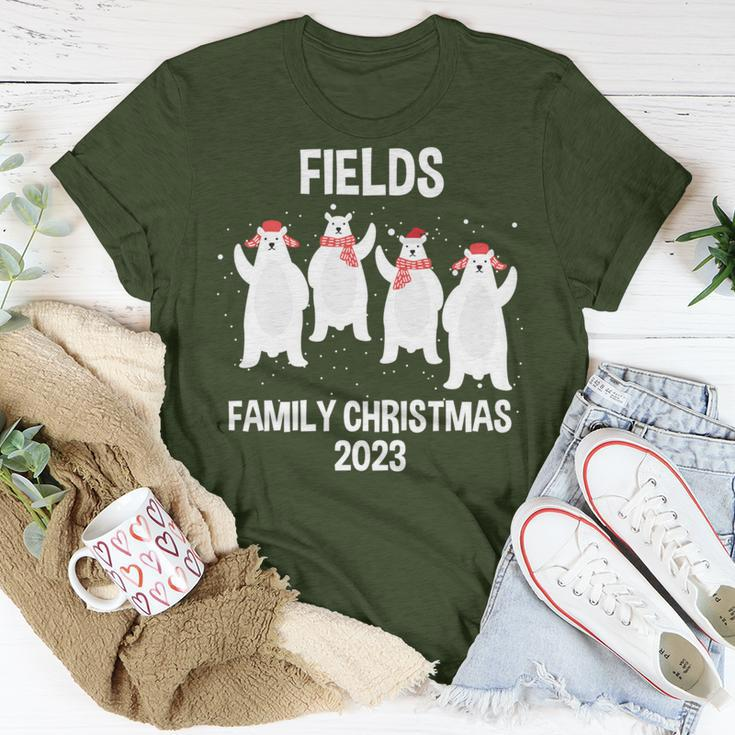 Fields Family Name Fields Family Christmas T-Shirt Funny Gifts