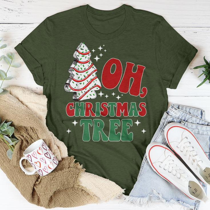 Oh Christmas Tree Cakes Debbie Christmas Retro T-Shirt Unique Gifts