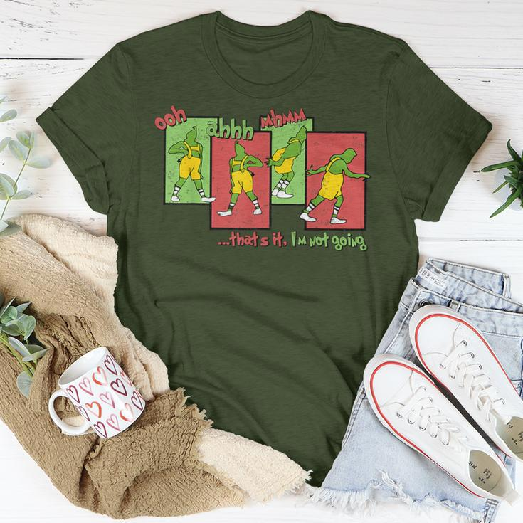That's It I'm Not Going Christmas Santa Hat Xmas Quote T-Shirt Funny Gifts