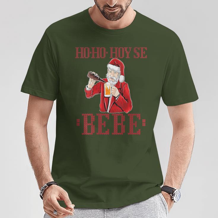 Ho Ho Hoy Se Bebe Ugly Christmas Dominican T-Shirt Unique Gifts