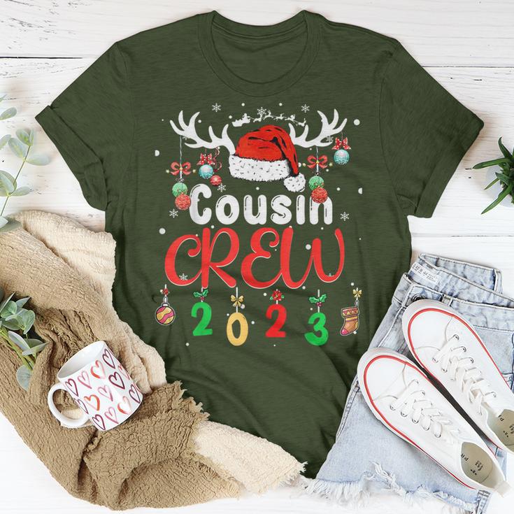 Matching Family Christmas Cousin Crew 2023 Elf Squad Xmas Pj T-Shirt Unique Gifts