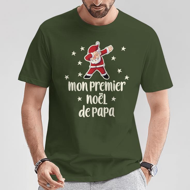 Mein Erstes Weihnachtsfeston Papa Dabbing Santa Eltern T-Shirt Lustige Geschenke