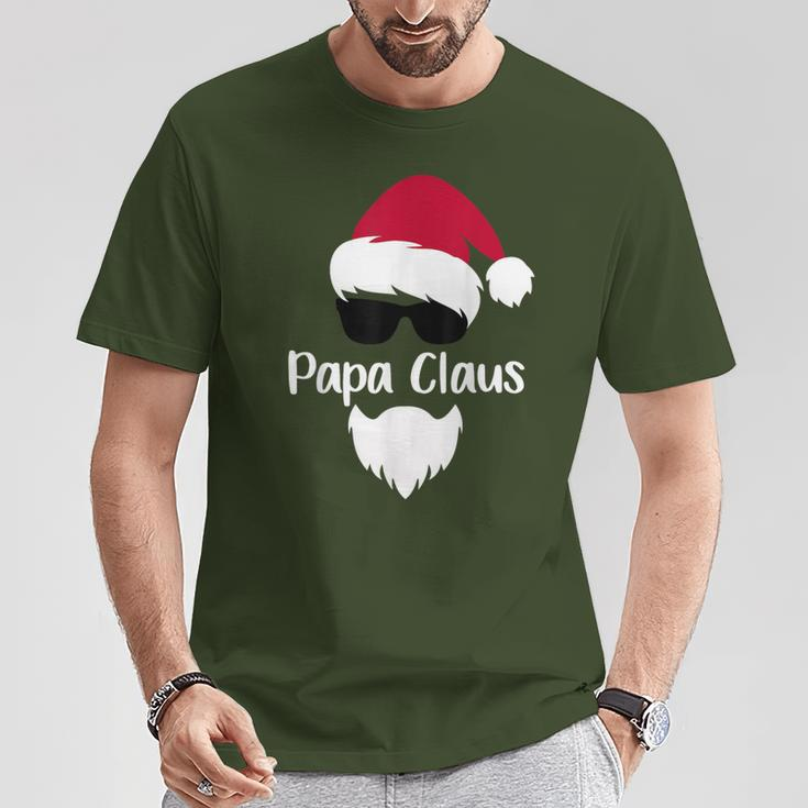 Papa Claus Christmas Santa Costume Matching Family Xmas T-Shirt Unique Gifts