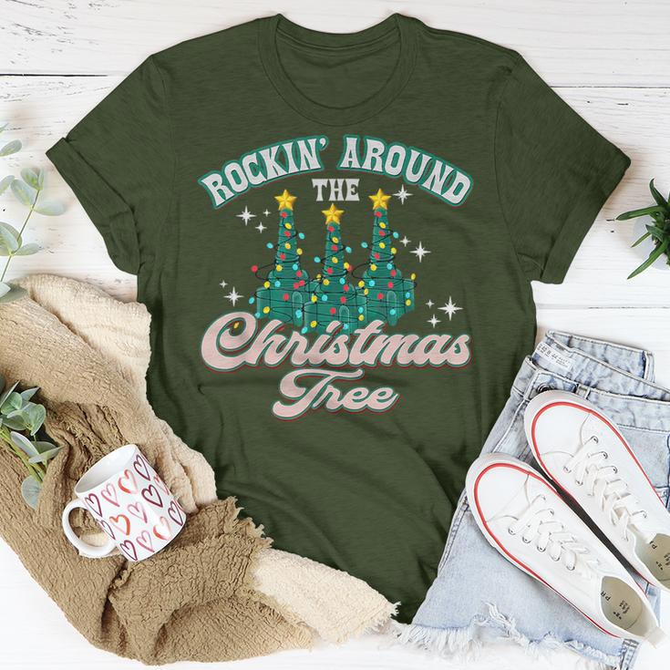 Rocking Around Christmas Tree Xmas Respiratory Therapist T-Shirt Unique Gifts