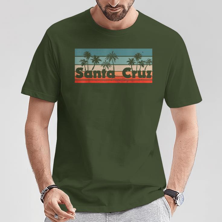 Santa Cruz Ca California 70S 80S Retrointage T-Shirt Lustige Geschenke