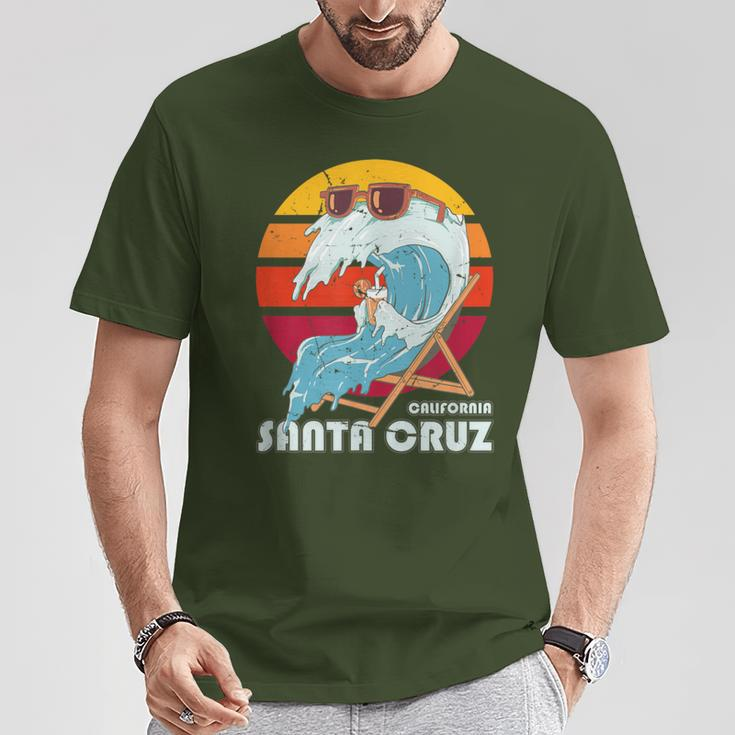 Santa Cruz California Vintage Retro S T-Shirt Lustige Geschenke
