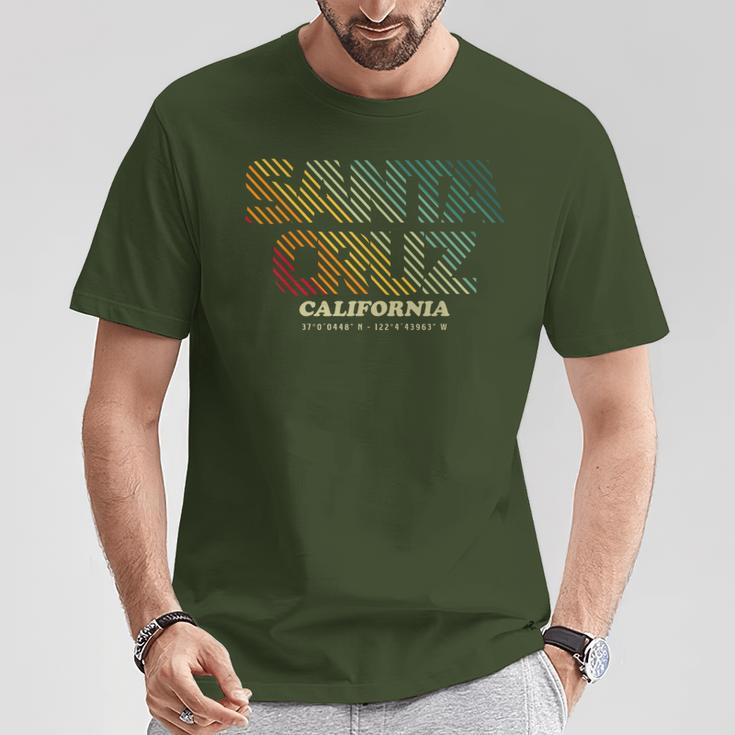 Santa Cruz City California Vintage Retro S T-Shirt Lustige Geschenke