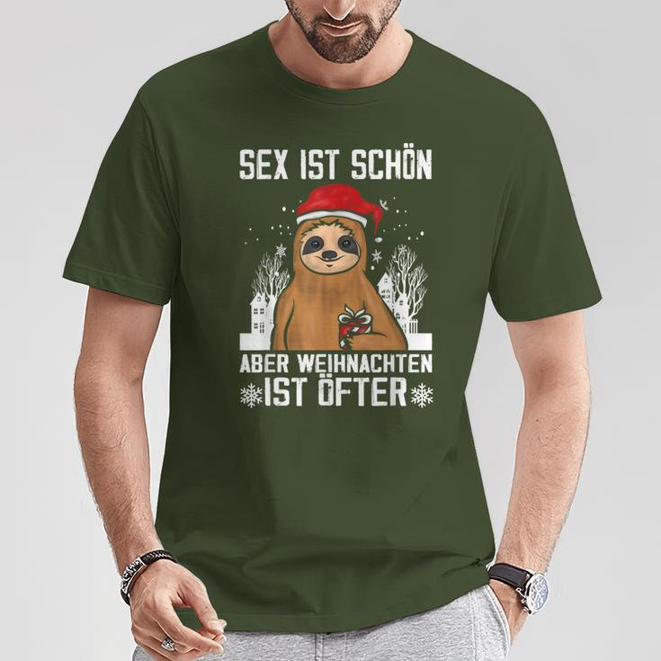 Sex Ist Schön Aber Weihnachten Oft Männer Ugly Christmas T-Shirt Lustige Geschenke