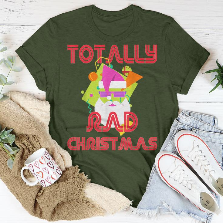 Totally Rad 80S Christmas Vintage Santa 80S Costume T-Shirt Unique Gifts