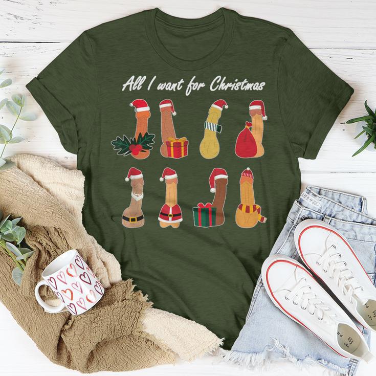 Ugly Christmas Dirty Christmas X-Mas Pride All I Want T-Shirt Unique Gifts