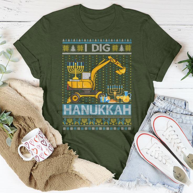 Ugly I Dig Hanukkah Happy Chanukah Jewish Boy Toddler T-Shirt Unique Gifts