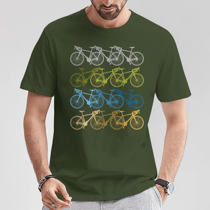 Vintage Bikes Biker Retro Bicycle Cycling Xmas T-Shirt Lustige Geschenke